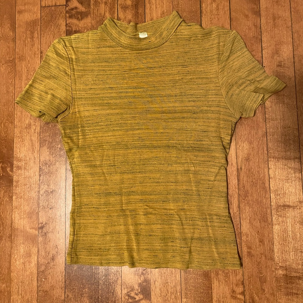 American Apparel Mock Neck - Mustard